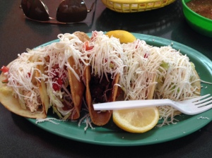 5 tacos at Tacos al Carbon